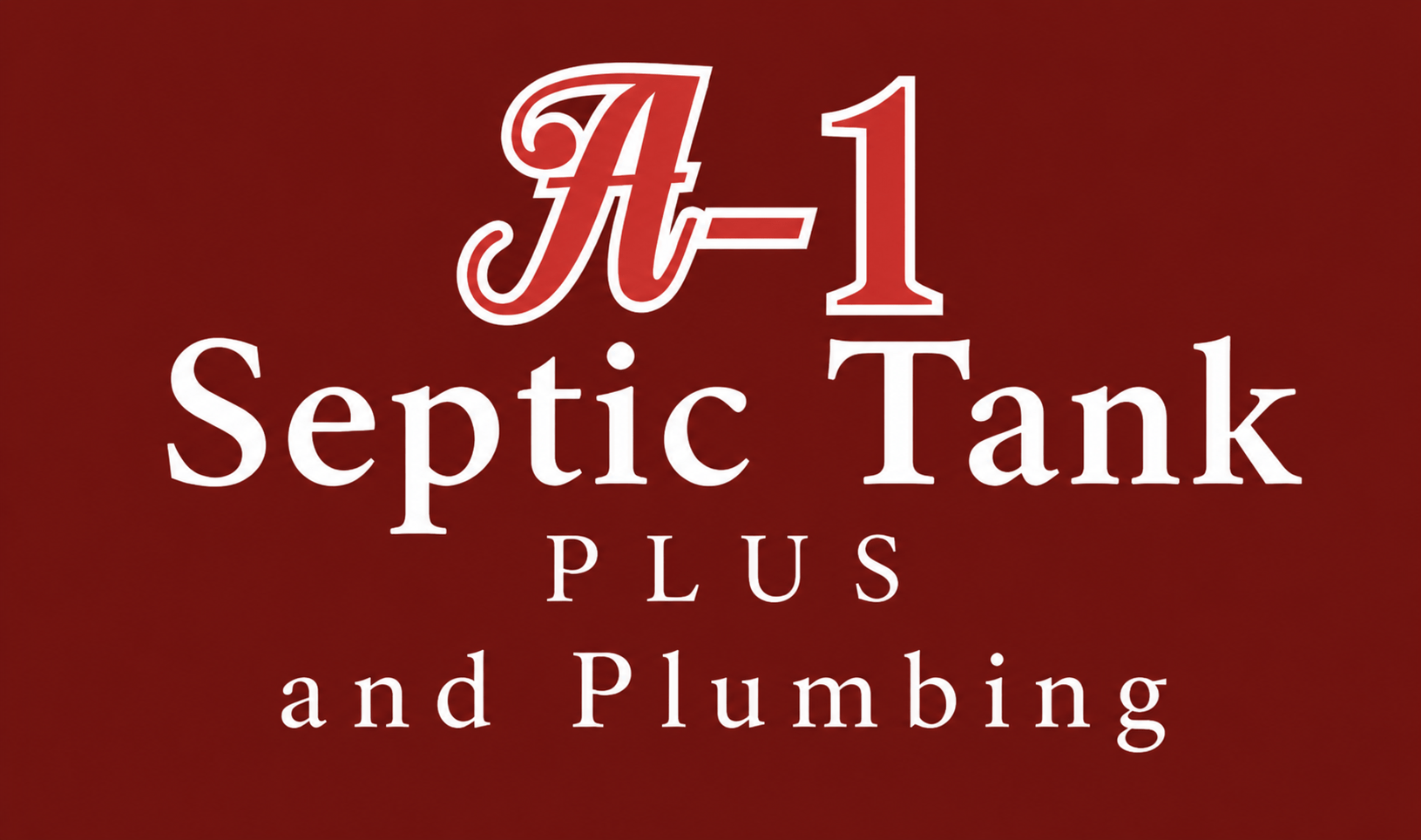 A-1 Septic Tank plus and Plumbing